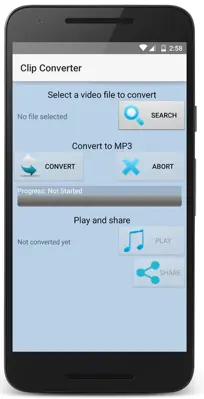 Clip Converter android App screenshot 6